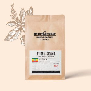 Monterosacaffe Etiópia Sidamo specialty kávé csomagolásban