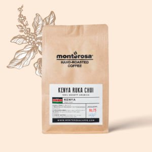 Monterosacaffe Kenya Ruka Chui specialty kávé csomagolásban