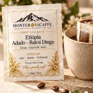 MONTEROSACAFFE Drip Bag – Etiópia Adado Balesi Dingu egyadagos specialty filterkávé