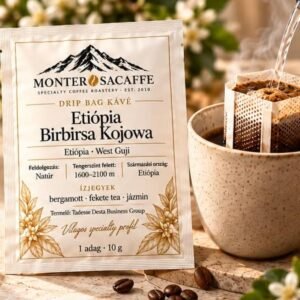 MONTEROSACAFFE Drip Bag – Etiópia Birbirsa Kojowa egyadagos specialty filterkávé